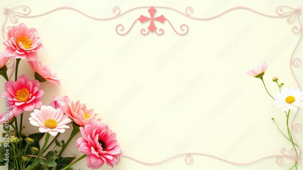 Rose flower with leaves frame, perfect for adding a touch of elegance to any design project, invitation, romantic Rose flower with leaves frame, perfect for adding a touch of elegance to any design project, invitation, romantic