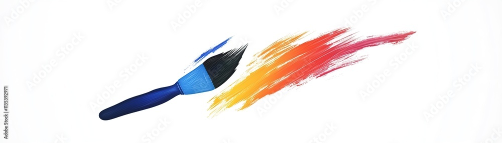 Creative painting action with brush artistic studio digital art creation vibrant colors close-up view expressive design techniques Creative painting action with brush artistic studio digital art creation vibrant colors close-up view expressive design techniques