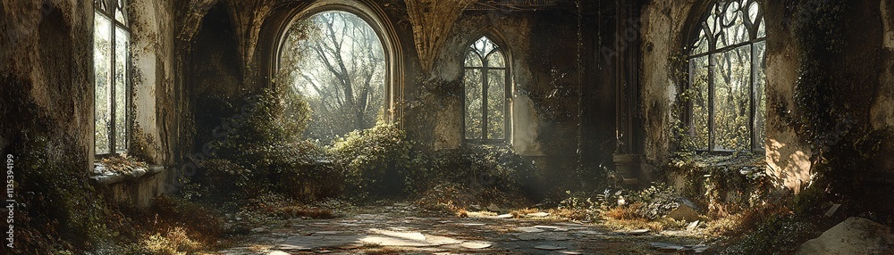 Exploring abandoned architecture overgrown ruins artistic photography sunlit environment atmospheric perspective nature's reclamation Exploring abandoned architecture overgrown ruins artistic photography sunlit environment atmospheric perspective nature's reclamation