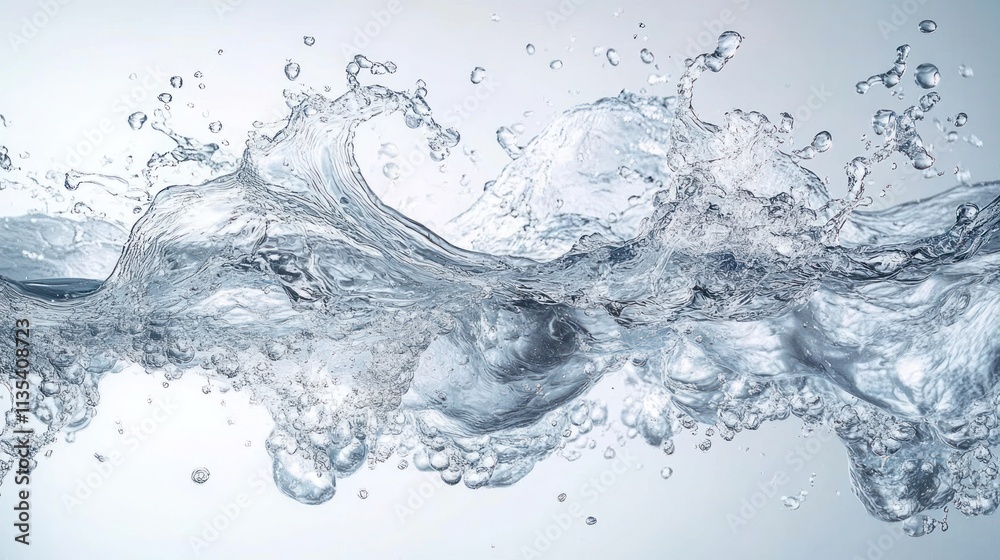 Abstract water splash. Abstract water splash.