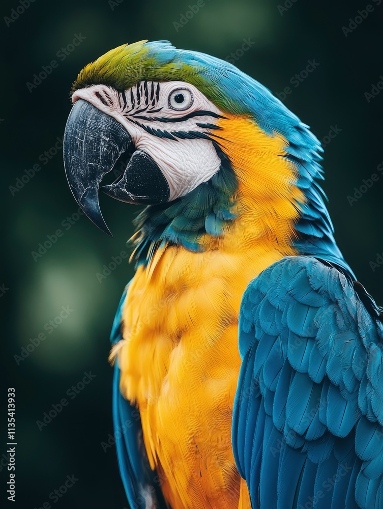 Beautiful bird Blue and Gold Macaw background Beautiful bird Blue and Gold Macaw background