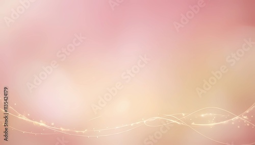 Softly Blurred Gradient of Blush Pink and Cream Celebrating Mother's Day Love