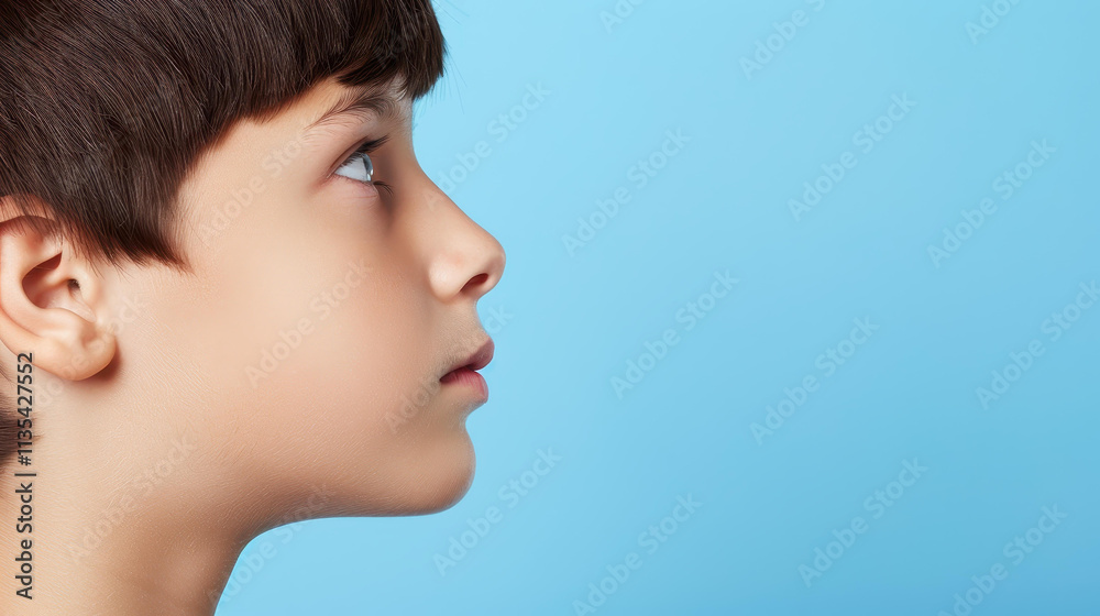 A poignant portrait capturing the gaze of a young boy, reflecting deep emotions and unspoken thoughts of solitude. A poignant portrait capturing the gaze of a young boy, reflecting deep emotions and unspoken thoughts of solitude.
