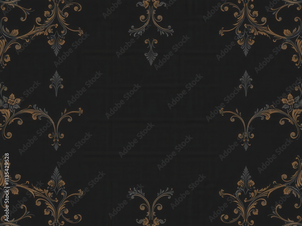 Luxury charcoal floral wallpaper with intricate floral pattern and metallic accents, wallpaper, vintage, stylish Luxury charcoal floral wallpaper with intricate floral pattern and metallic accents, wallpaper, vintage, stylish