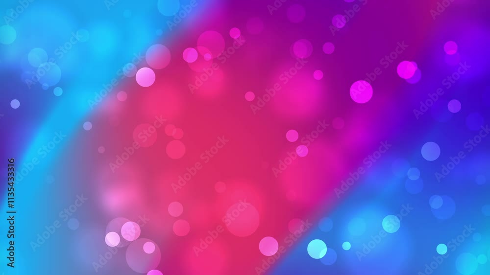 Abstract Bokeh Background in Blue and Pink for Presentations, Websites, and Design Projects