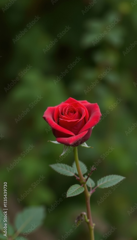 Whispers of Elegance A Lush Red Rose Embraced by Natures Haze, Capturing Timeless Beauty in Every Petal. Whispers of Elegance A Lush Red Rose Embraced by Natures Haze, Capturing Timeless Beauty in Every Petal.