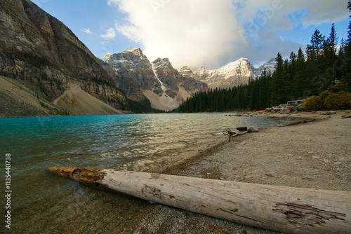 View to the Morain lake Canada photo