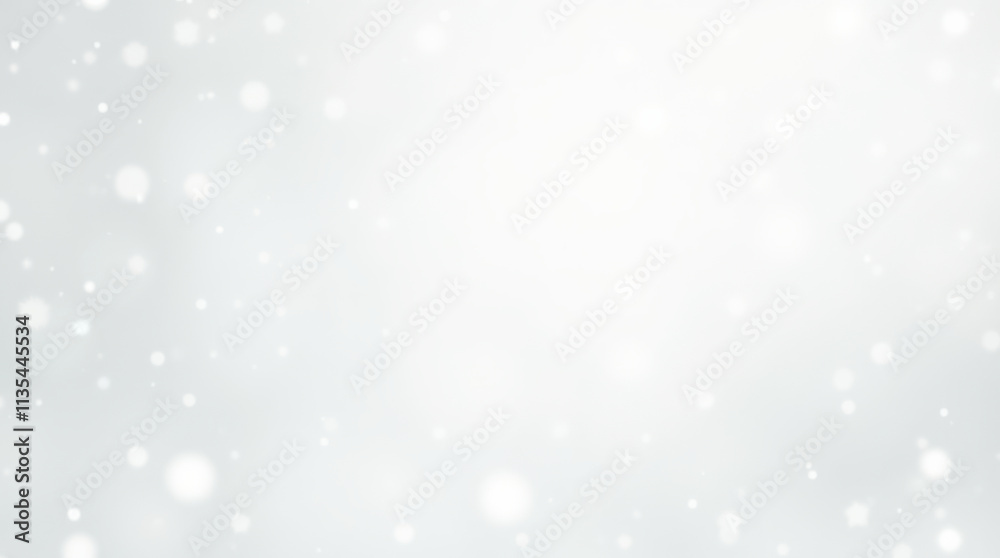 Snowfall Elegance with Subtle Gradient and Falling Snowflakes Snowfall Elegance with Subtle Gradient and Falling Snowflakes
