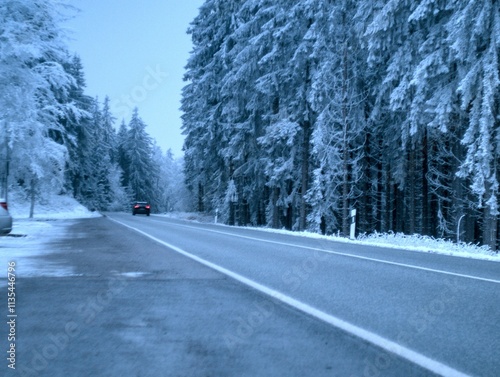 Winter in the Taunus Mountains Germany photo