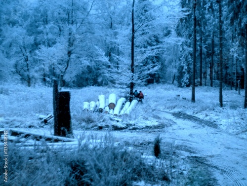 Winter in the Taunus Mountains Germany photo