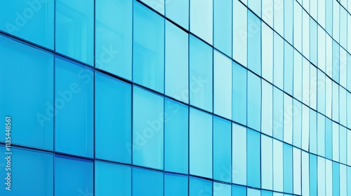 Discover the sleek design of a modern skyscraper with a stunning blue glass faade in the heart of the city.