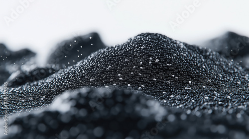 Studio Shot of Chia Seeds