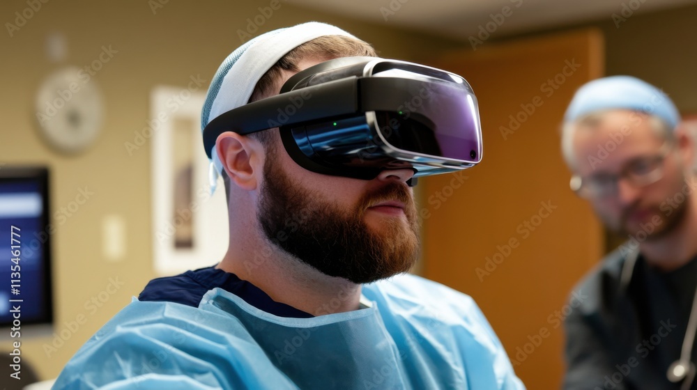 Healthcare team utilizing virtual reality in surgery for enhanced precision and training Healthcare team utilizing virtual reality in surgery for enhanced precision and training