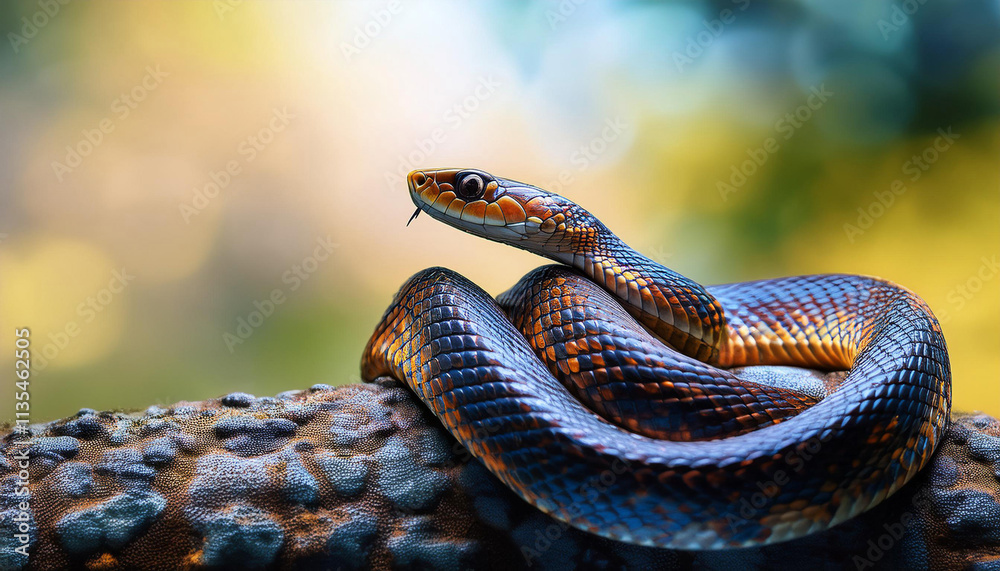 Fototapeta premium Close-Up of a Snake