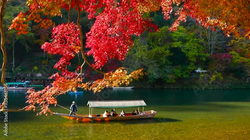 京都・嵐山の紅葉