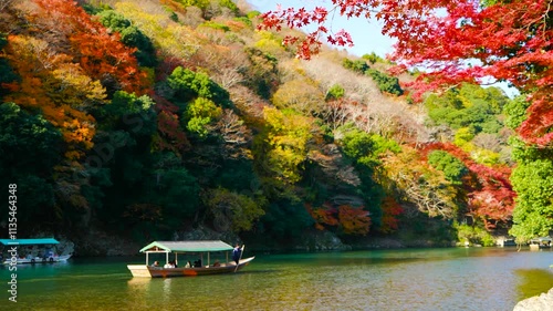 京都・嵐山の紅葉