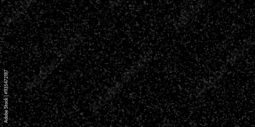 Black Abstract texture of Granite Concrete Stucco Marble, Polished Rock Chips, Vintage Quartz Terrazzo Flooring. Backdrop for Websites, Printing Fabric & Brochures, Interior & Luxury/Premium Packaging