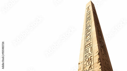 obelisk theodosius dikilitas hieroglyphs photo