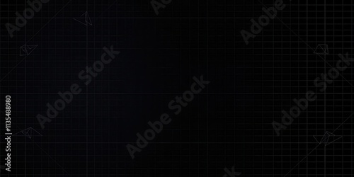 Abstract dark background with sleek carbon fiber texture design, black, illustration