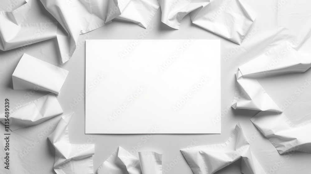 A high-quality mockup of a bifold brochure showcasing a clean and professional design, mockup, editable, advertising A high-quality mockup of a bifold brochure showcasing a clean and professional design, mockup, editable, advertising