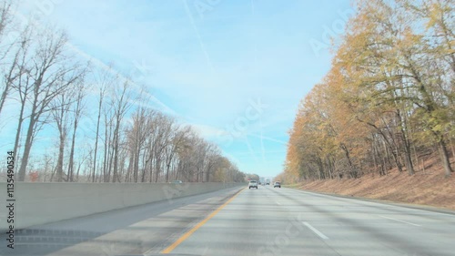 driving on the road 