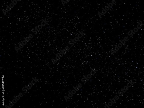 Night sky filled with twinkling stars against a dark backdrop, mystical, sparkling, astronomical