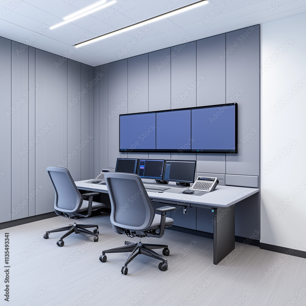 Digital Studio Boasting High-Gloss Screens and Minimalist Design Digital Studio Boasting High-Gloss Screens and Minimalist Design