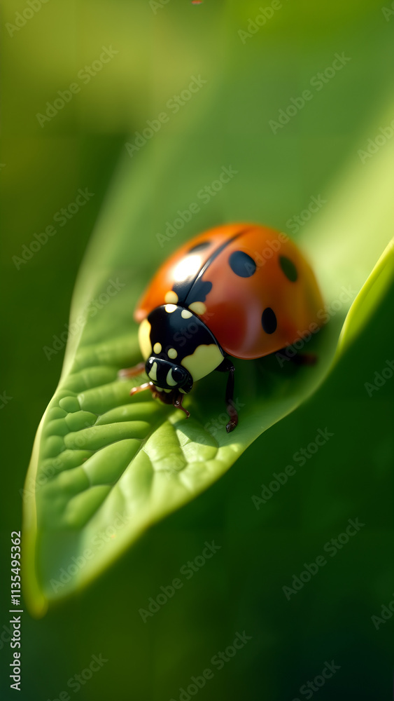 Fototapeta premium Close-Up of a Ladybug