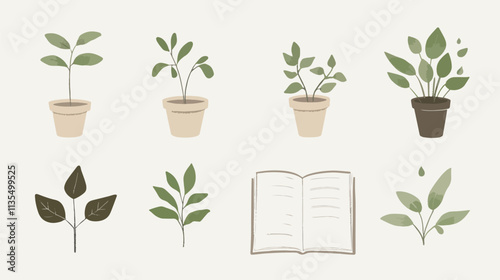 Graphic Elements Set for Minimalist Fresh Themes