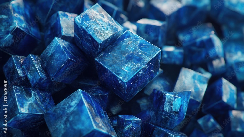 Abstract Blue Crystal Cubes: A Deep Dive into Geometric Beauty Abstract Blue Crystal Cubes: A Deep Dive into Geometric Beauty