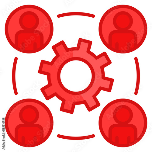 Stakeholder Involvement  Icon Element For Design