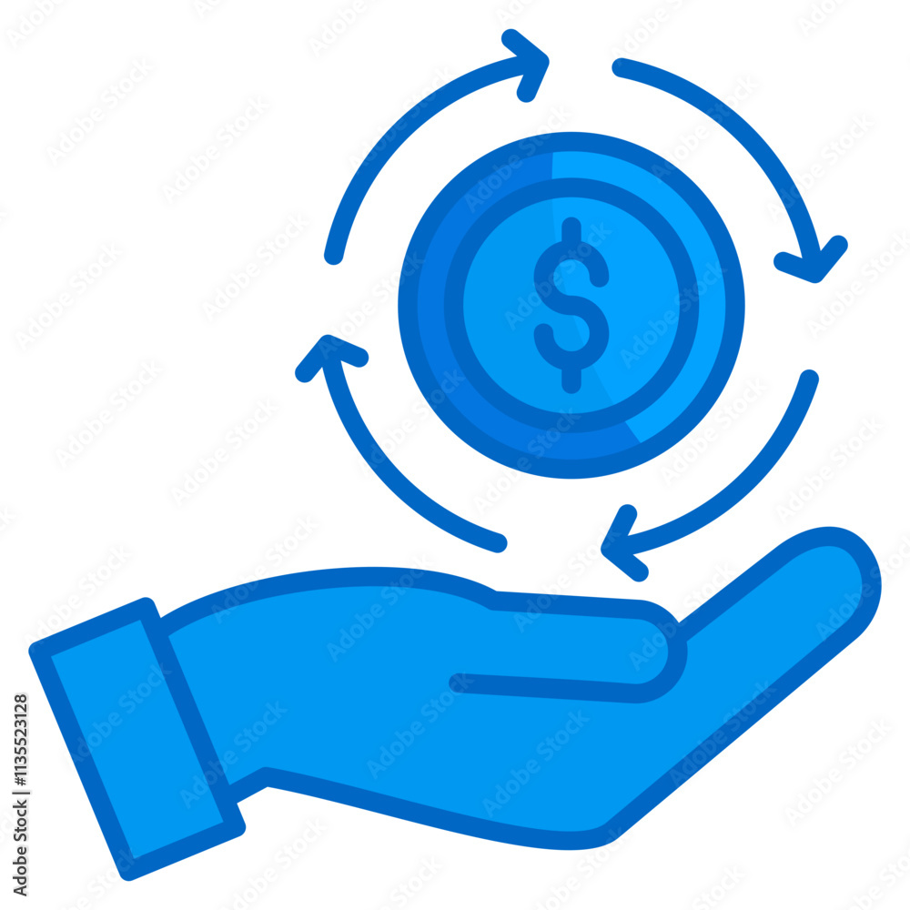 Revenue Cycle Icon Element For Design Revenue Cycle Icon Element For Design