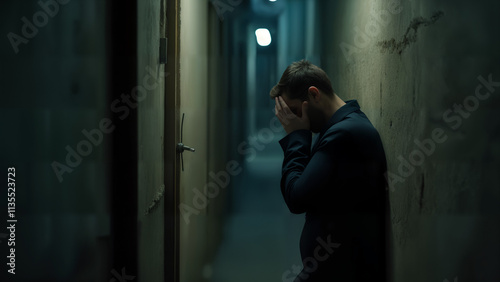 Lonely Man in a Dark Alley