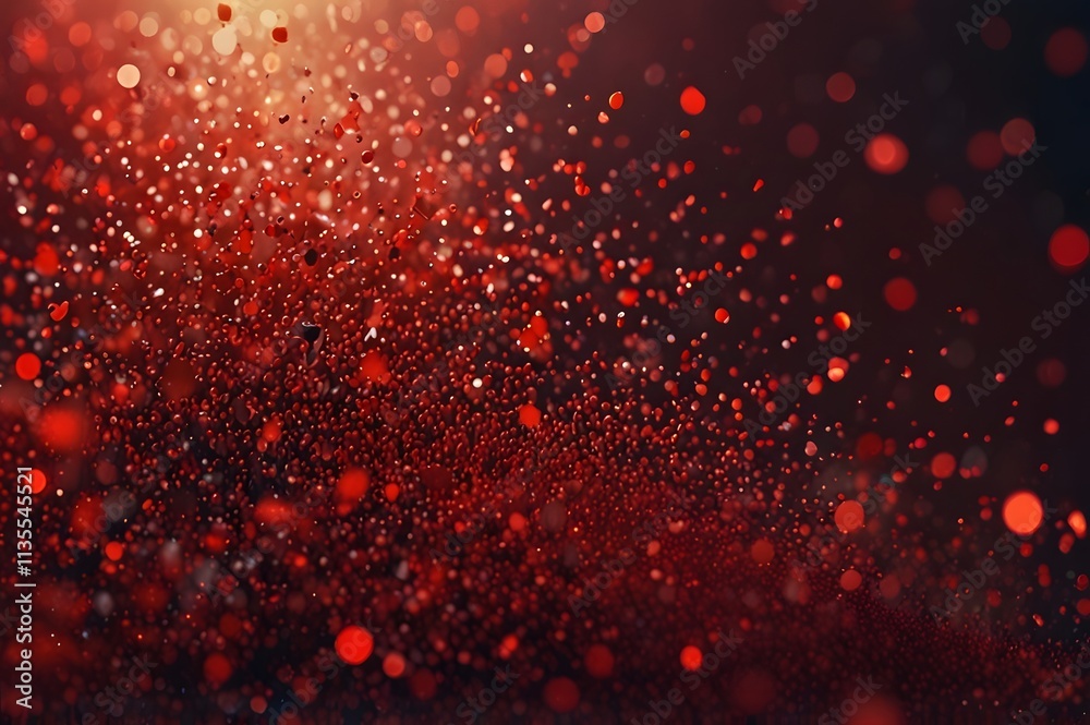 background illustration of small particles that sparkle with bokeh or blur effect, small pixels that fly irregularly make it amazing to look at. the overall color is shiny red. background illustration of small particles that sparkle with bokeh or blur effect, small pixels that fly irregularly make it amazing to look at. the overall color is shiny red.