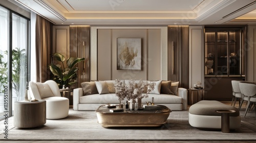Luxurious Modern Living Room Interior Design
