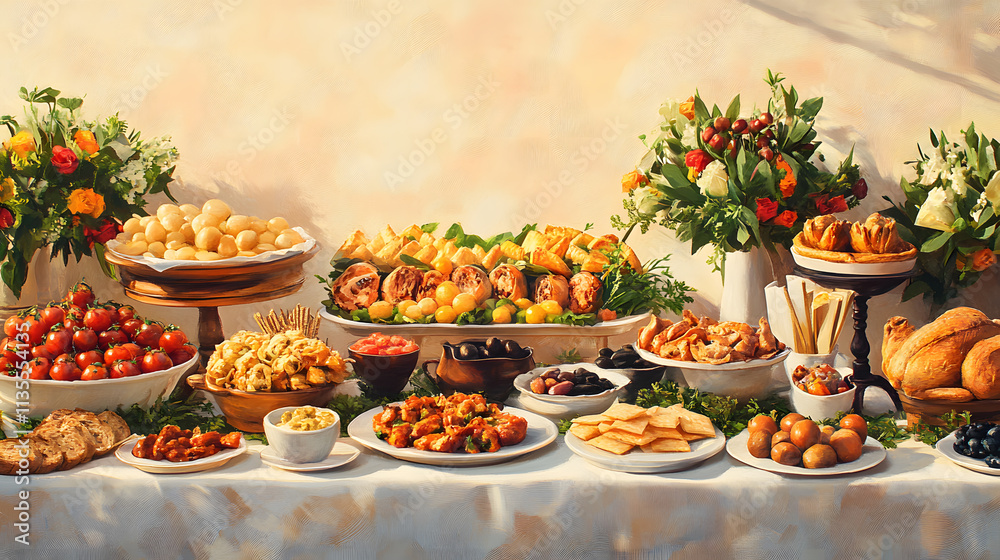 A Bountiful Buffet: A Feast for the Eyes and Palate A Bountiful Buffet: A Feast for the Eyes and Palate