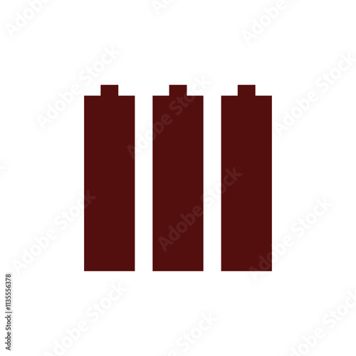 battery icon. Flat illustration of battery icon for web design. fuel indicator on electrical vehicles. fuel indicator symbol icon design. Basic element design technology