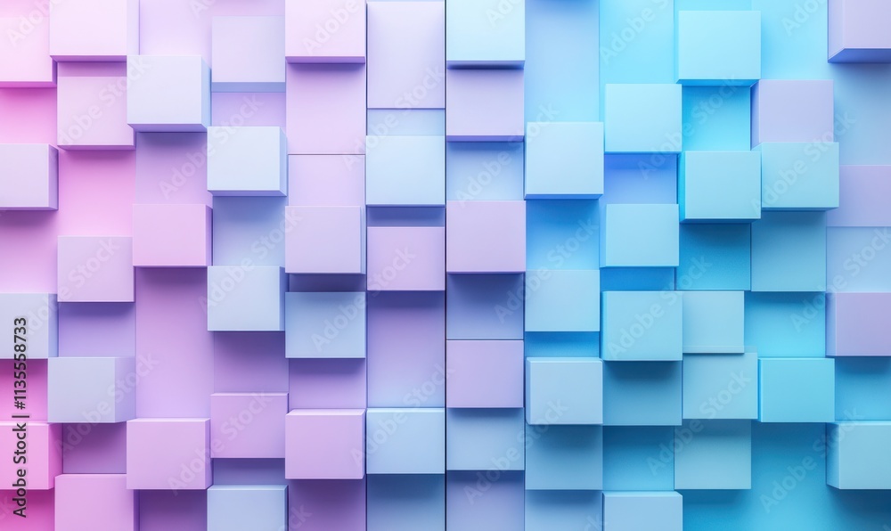 Abstract pastel cube pattern background. Abstract pastel cube pattern background.