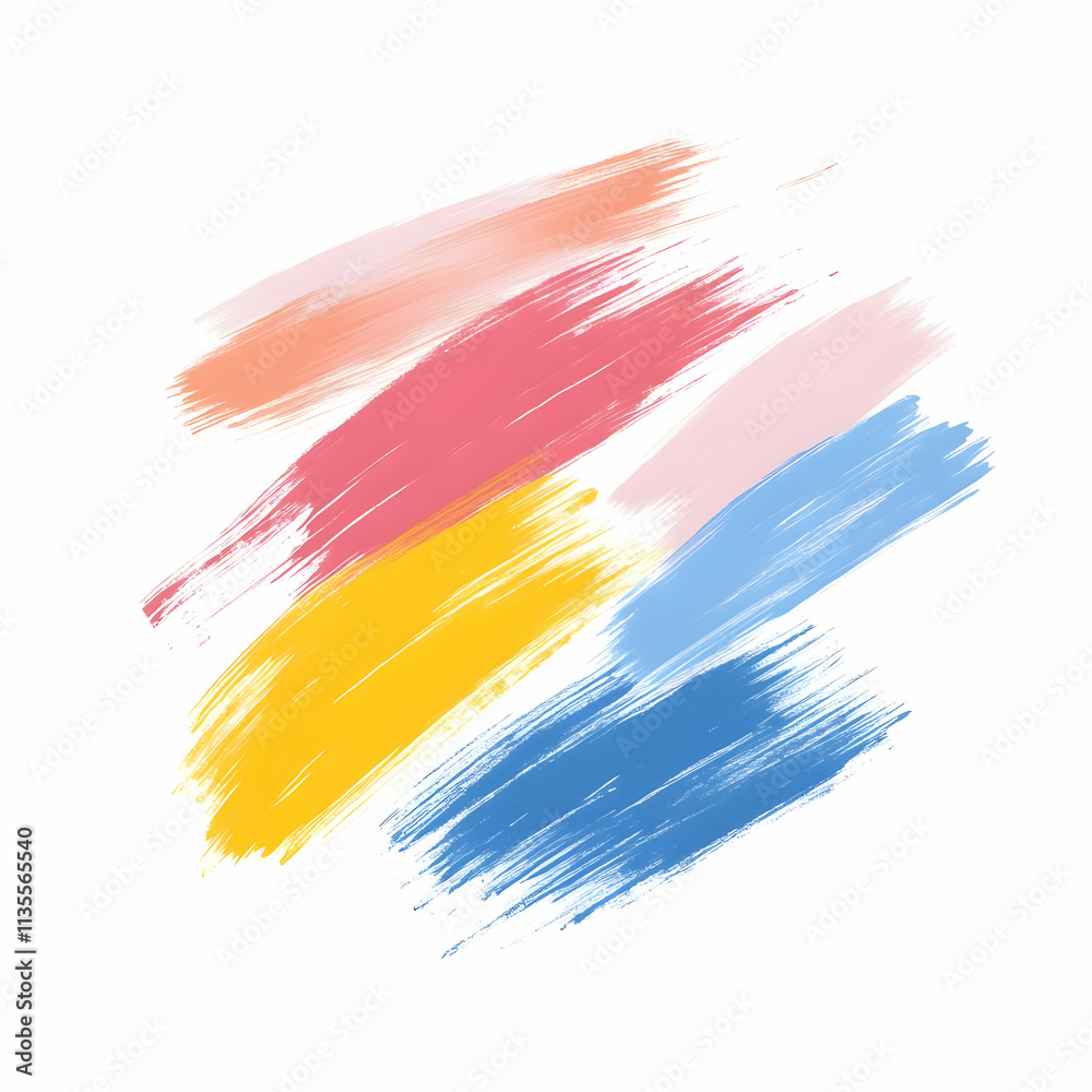 Abstract Paint Strokes Background Illustration Abstract Paint Strokes Background Illustration