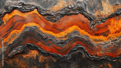 Stunning natural textures of rust and minerals.