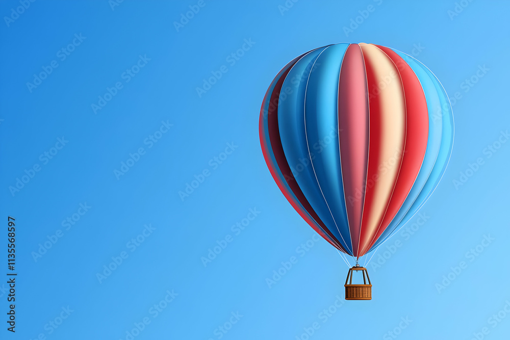 Obraz premium Hot Air Balloon 3D Illustration
