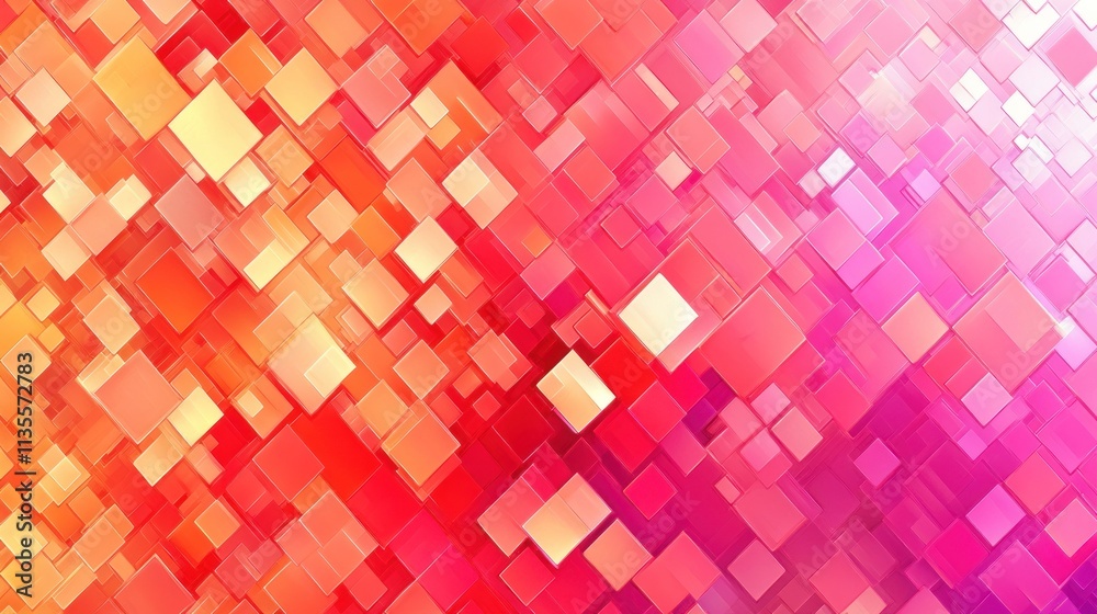Abstract Red and Pink Geometric Pattern Abstract Red and Pink Geometric Pattern