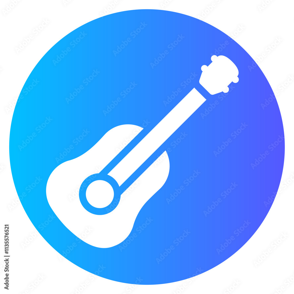 guitar gradient icon