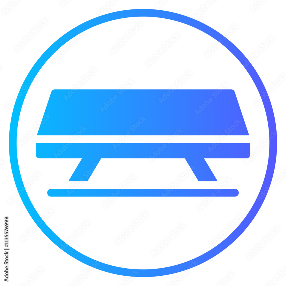 table gradient icon table gradient icon