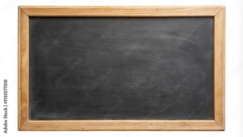 Isolated chalk board on a white background, blank, writing, school, education, message, communication, blackboard Isolated chalk board on a white background, blank, writing, school, education, message, communication, blackboard
