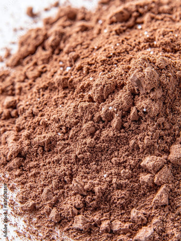 Pile of cocoa powder Pile of cocoa powder