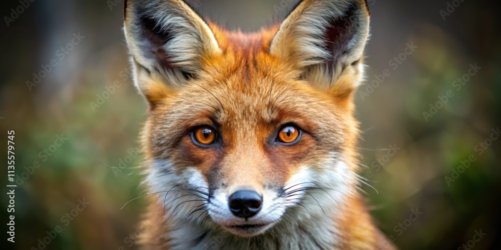 Obraz premium Intense close-up of red fox's face , red fox, wildlife, animal, close-up, detail, nature, fur, eyes, whiskers, wild, predator