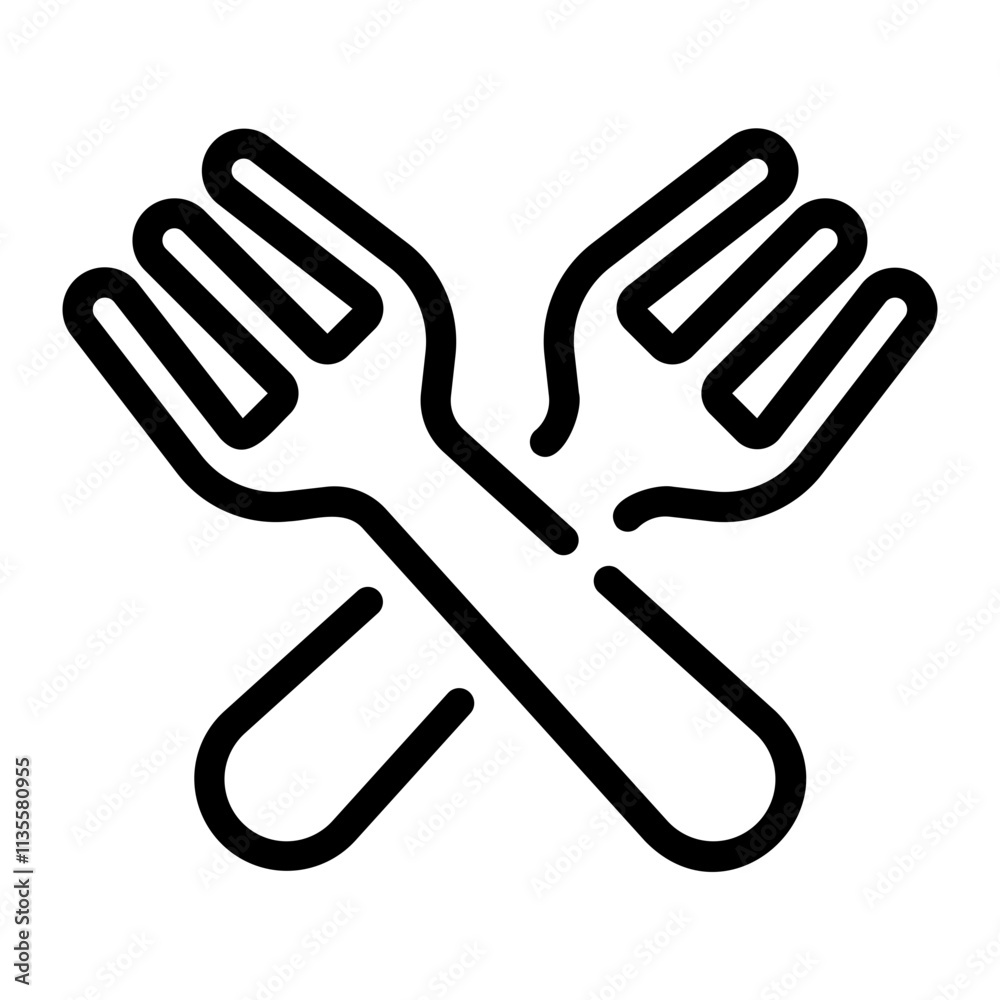 cutlery line icon cutlery line icon