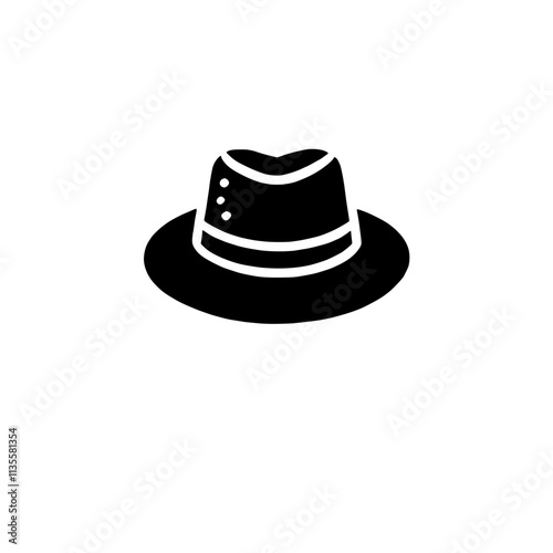 Stylish Fedora Hat Icon