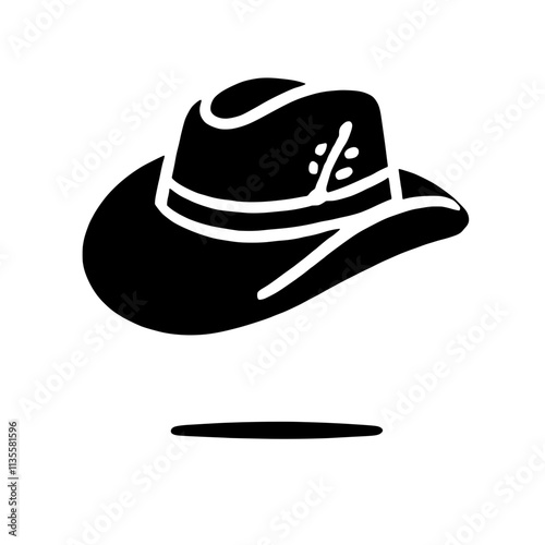 Stylish Outback Hat Icon 